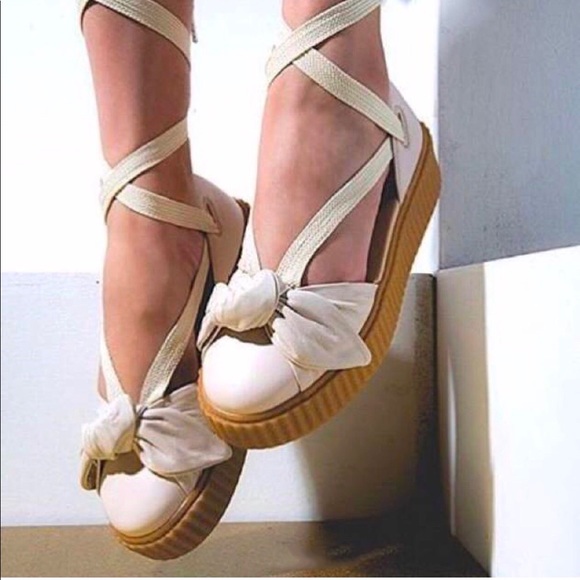 Puma Shoes - RIHANNA PUMA x  FENTY Creeper Bow Tie up Sandals